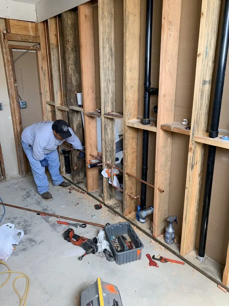 Commercial rough-in plumbing for Gas Line Repair in Laurel Beach